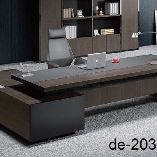  مكتب MDF إسباني مع سايد جانبي وترابيزة استقبال مقاوم للعوامل الجوية