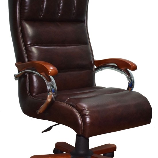  كرسي مدير جلد مريح بظهر عالي