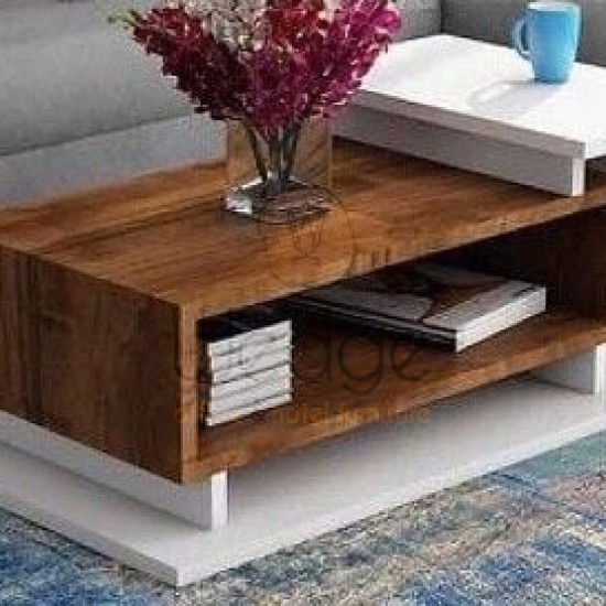 ترابيزة استقبال خشب MDF روماني بمستويين مقاومة للعوامل الجوية