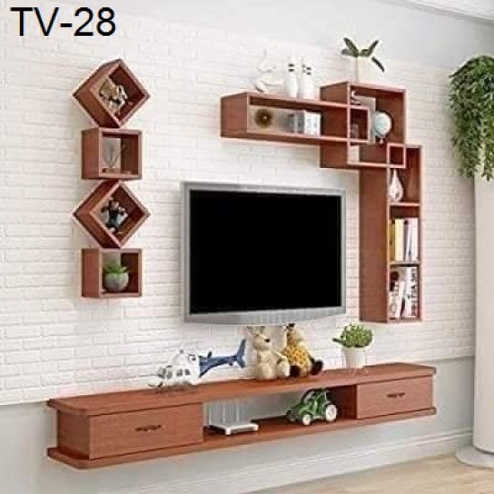 مكتبة تلفزيون خشبية رومانية مقاومة للعوامل الجوية