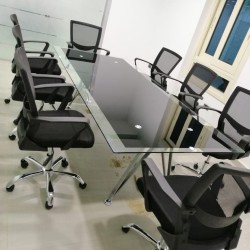 glass conference table go-30